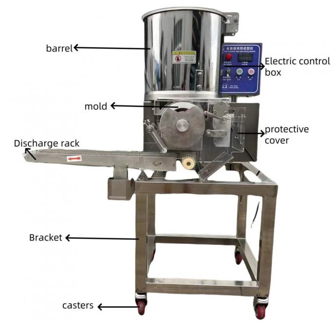 Kfc, Mcdonald′s Hamburger Forming Machine Burger Patty Forming Machine Hamburger Processing Line