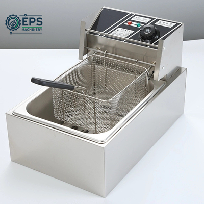 Fritadora elétrica multifuncional de 6L para fritar alimentos na cozinha de hotéis e restaurantes