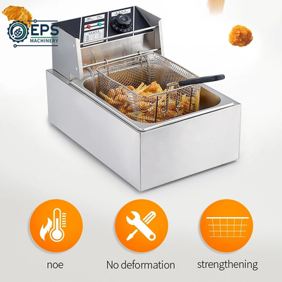 Equipamento comercial de fritura contínua para restaurantes e cafés 2L 2,5L 3L 5L 6L