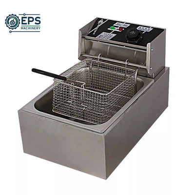 Control Button Countertop de aço inoxidável Grade comercial de fritura profunda para cozinhar