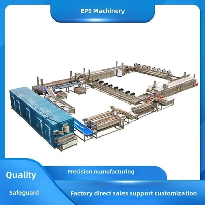 Equipamento de produção de chips industriais de batata com processamento térmico