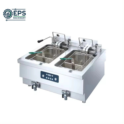 Máquina de Fritura de Restaurante Portátil Inteligente de Controle de Botões para Cozinha de Volume 3L-6L