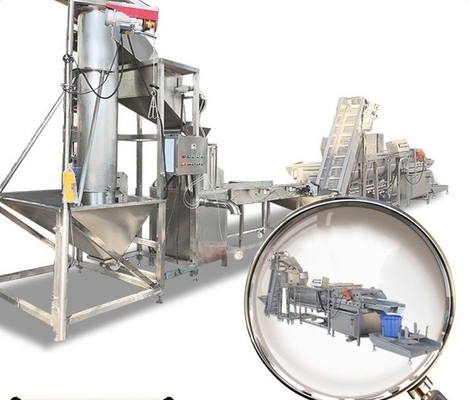 304 fonte de energia elétrica de aço inoxidável máquina de processamento de batata congelada para consistente