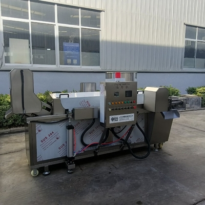 Máquina de fritura automática de gás de aço inoxidável grande para massa carne de frango batata cebola