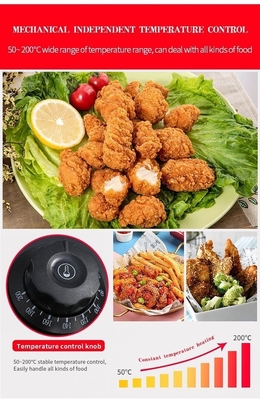 405X241X204mm Máquina de Grelhar e Fritar Comercial para Soluções de Cozinha Rápida
