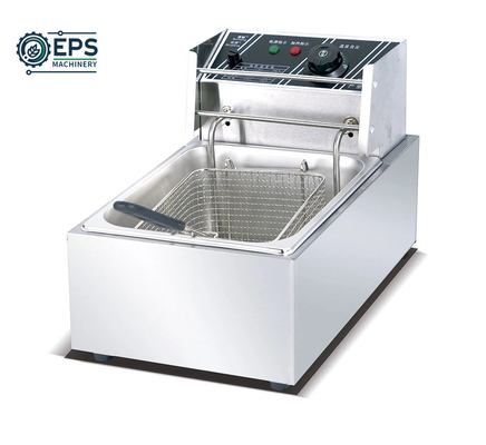 Máquina de fritura para produção de lanches em volume com frigideira de lanches contínua EPS 405X241X204mm