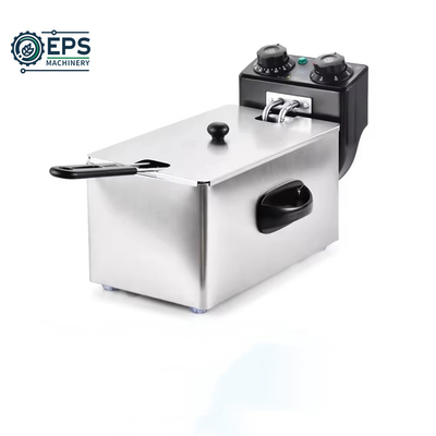 Máquina de fritura para produção de lanches em volume com frigideira de lanches contínua EPS 405X241X204mm