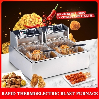 Máquina de fritura industrial automática 2L-6L para garantir um desempenho de fritura consistente