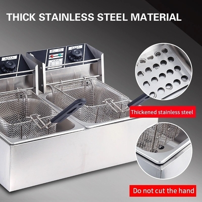 Máquina de fritura industrial automática 2L-6L para garantir um desempenho de fritura consistente
