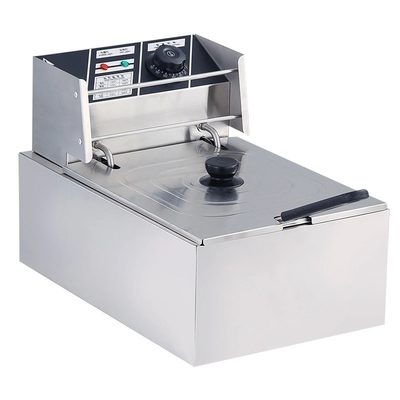 Fritadora de ar programável de aço inoxidável com controle de temperatura preciso 405X241X204mm