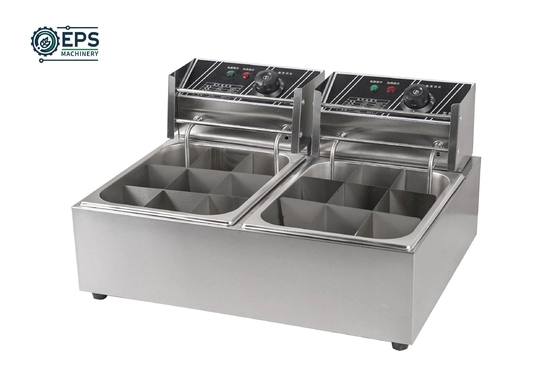 Máquina de fritura de óleo comercial com tamanho de pacote consistente 52,00cm * 30,50cm * 29,50cm