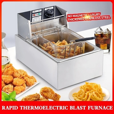 Equipamento de fritura comercial para restaurantes e cafés 2L-6L Capacidade Fácil manutenção