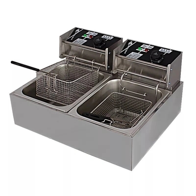 Máquina de fritura contínua para produção em volume utilizando a tecnologia Mod de controle de botões
