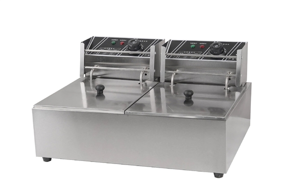 Máquina de fritura contínua para produção em volume utilizando a tecnologia Mod de controle de botões
