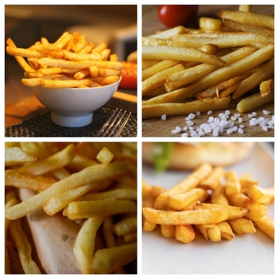 Máquina de processamento de batatas fritas de aço inoxidável 304 com processamento térmico