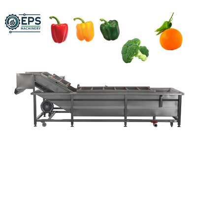 Máquina de limpeza de bolhas totalmente automática para o processamento comercial de frutas e vegetais