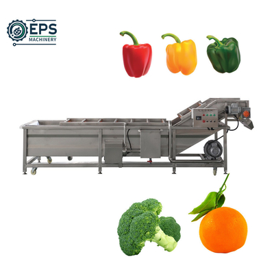 Suporte online Serviço pós-venda Máquina de lavar bolhas para tomates e pimentões