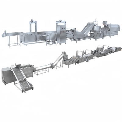 Máquina de processamento térmico eléctrico de batatas fritas Últimas inovações e fonte de energia