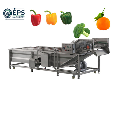 Lavadora de bolhas de vegetais e frutas personalizada para limpeza aprimorada totalmente automática
