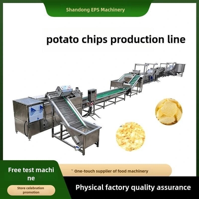500 kg de batatas fritas / batatas doces / batatas fritas congeladas linha de produção com personalizado