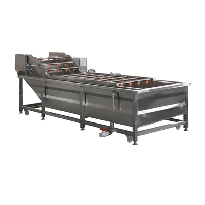 Linha de lavagem de vegetais de aço inoxidável industrial com tensão e tamanho personalizados