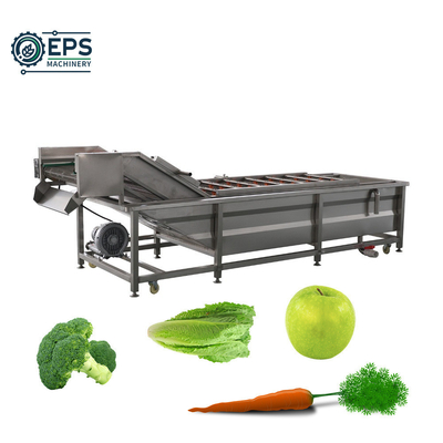 Máquina de lavagem e blanqueamento industrial de frutas e vegetais para limpeza
