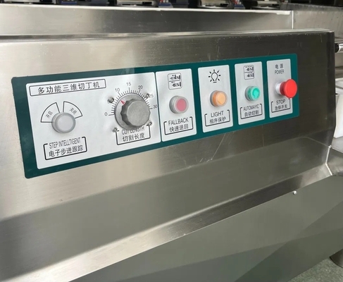 Máquina de cortar cubos de carne de porco congelada 3kw Máquina de cortar queijo