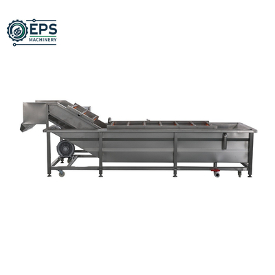 Máquina de lavar a roupa Eddy Current para limpeza de frutas e vegetais de aço inoxidável 304