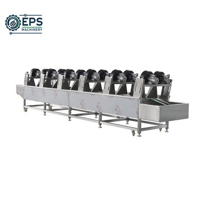Máquina de lavar a roupa Eddy Current para limpeza de frutas e vegetais de aço inoxidável 304