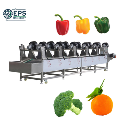 Máquina de lavagem e desidratador de corrente de Eddy para salada de soja e frutas e vegetais