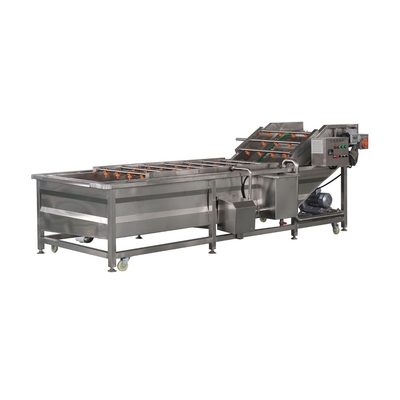 Equipamento de lavagem de saladas de frutas e vegetais com capacidade de 1500 kg/h, tensão 110V-380V