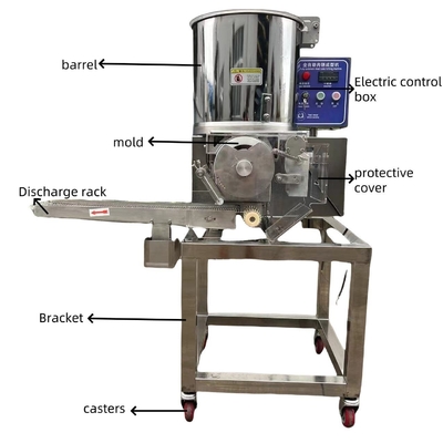 Máquina de Processamento de Nuggets de Frango FM100/350/400/600 com tensão de 380V