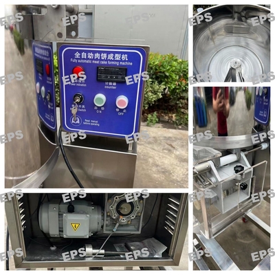 Burger Patty Cuber Perforador de carne de bovino Burger Tender Machine Alimentado por 380V moedor de carne