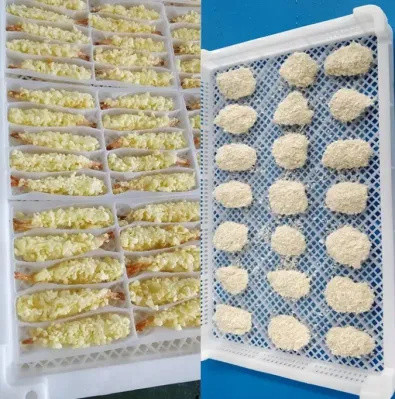 Máquina de batida de pipoca popular de carne bovina e frango para processamento térmico