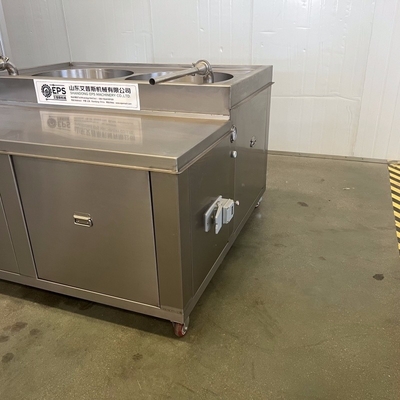 Máquina de enchimento de salsichas elétrica de controle de botão para produção consistente de salsichas