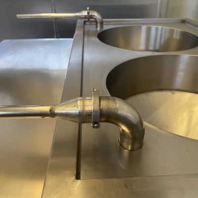 Máquina de enchimento de salsichas elétrica de controle de botão para produção consistente de salsichas