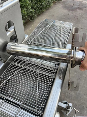 Processamento térmico de camarão Tempura máquina de bateria com processo de bateria