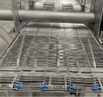 Máquina de batida de aves e frutos do mar para processamento térmico com características personalizadas