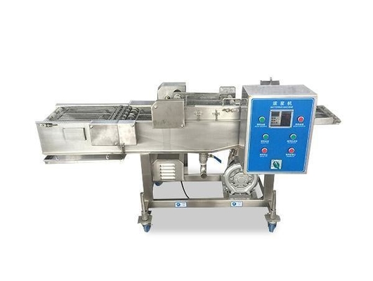 Processamento térmico de tiras de carne de bovino Máquina de bateria Máquina de revestimento com moedor de carne