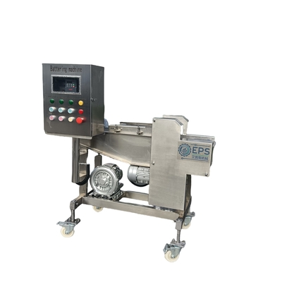 Máquina automática de batida de aves e frutos do mar com moedor de carne avançado