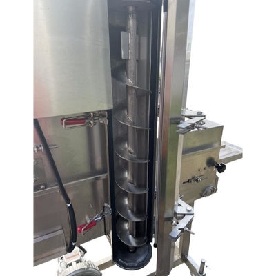 Máquina de moer carne para processamento térmico para equipamento automático de produção de farinha de camarão