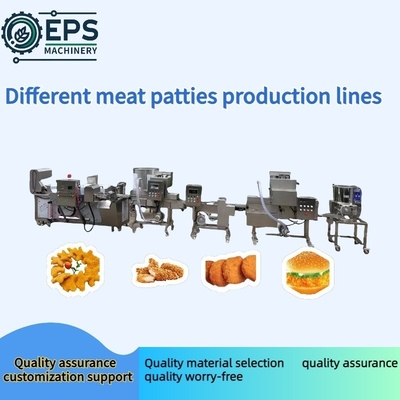 Máquina de produção automática de torta de carne e macarrão com moedor de carne de 380V