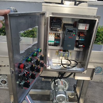 Máquina de bateria e de panificação de moinhos de carne para processamento térmico