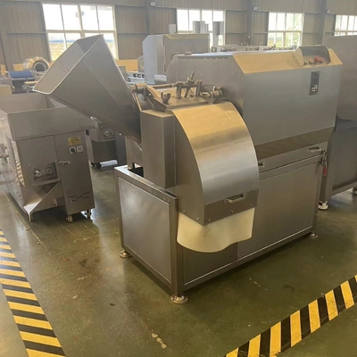 Máquina automática de corte de tiras de carne congelada de 3 kW para tiras sem esforço