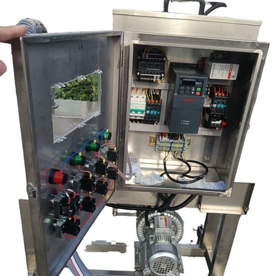 Máquina automática de moer e assar carne para assar rápido