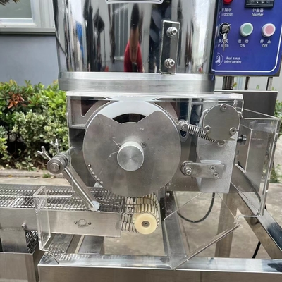 Máquina de processamento térmico de hambúrguer e batatas de 380V para produção