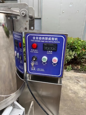Máquina de mistura de moedor de carne de processamento térmico para processo de produção de hambúrguer Patty