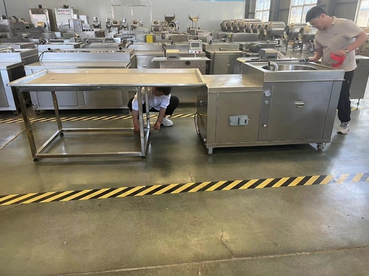 60L de alta velocidade automática duplo Twin Shaft Meat Paddle Mixer para Burger Patty Salsicha