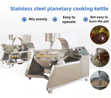 Cozinha de cozinha Multipurpose Industrial Chikki Turkish Delight Halwa com tensão de 380V