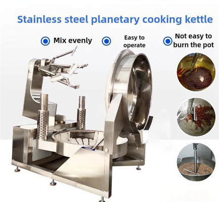 Peças sobressalentes gratuitas Gás industrial Halwa Mysore Pak Doces Cozinha Mixer Cozinha Chaleira